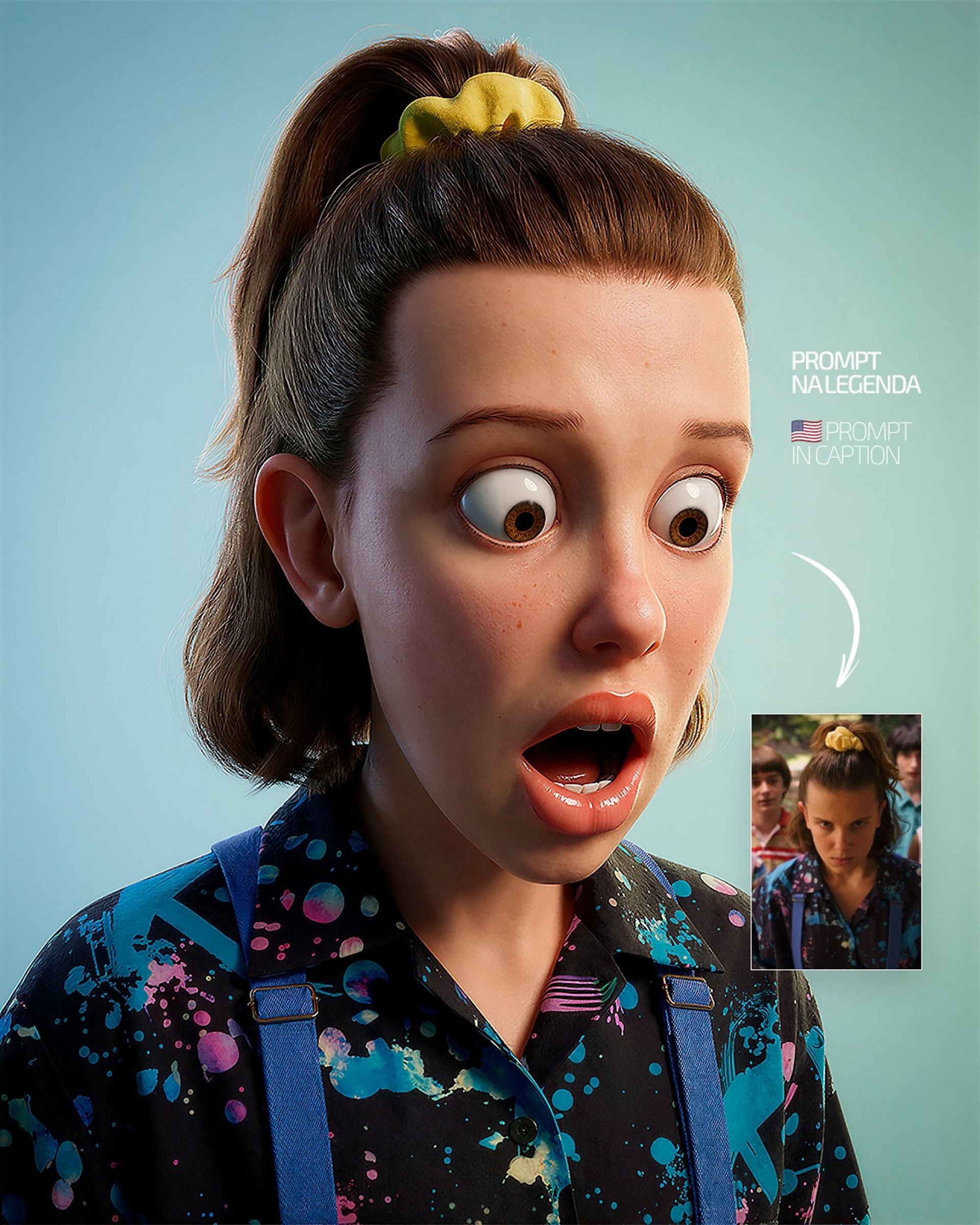 Transform anyone into a 3D cartoon