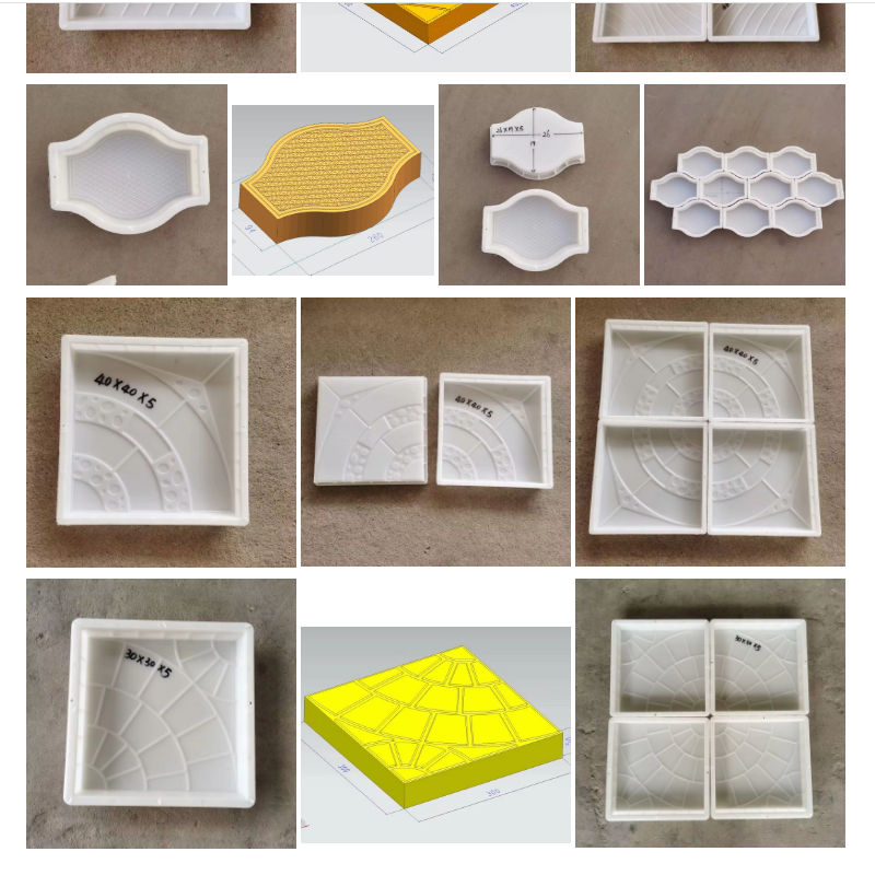 Wholesale Reusable Pavement Mold Hollow Brick Mold for Construction of Garden and House Road