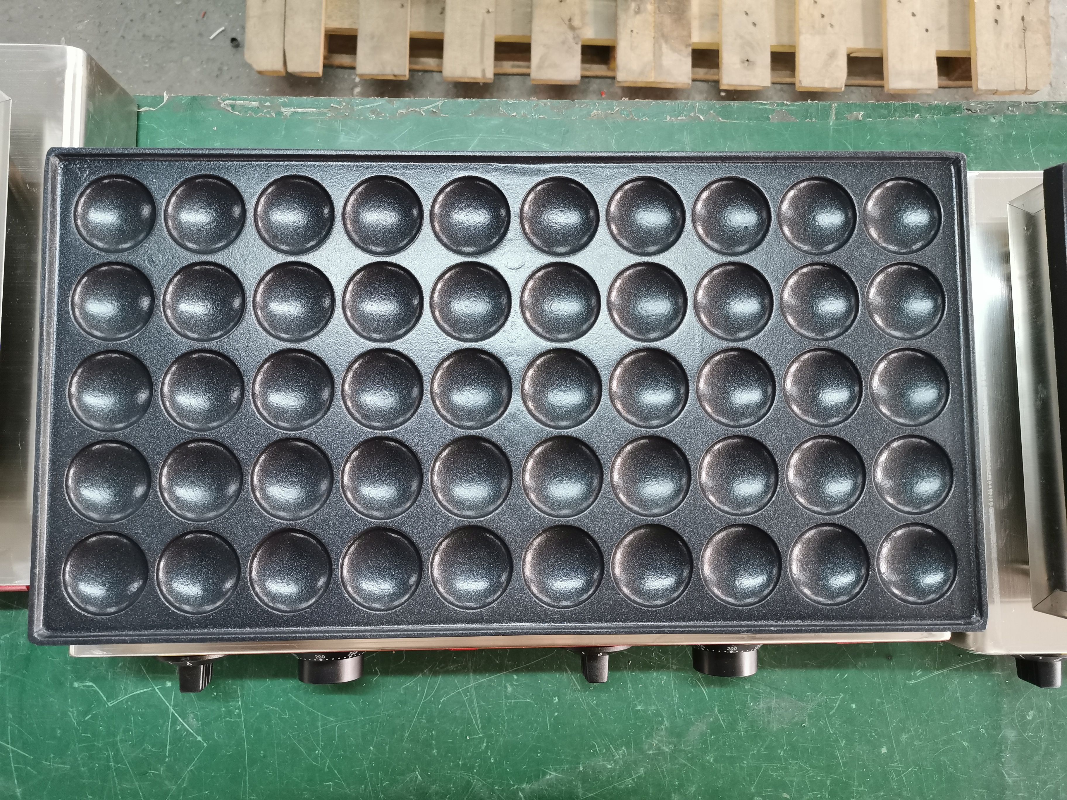 Mini Pancakes Cereal 50 Holes Poffertjes Mini Dutch Pancakes Maker Machine