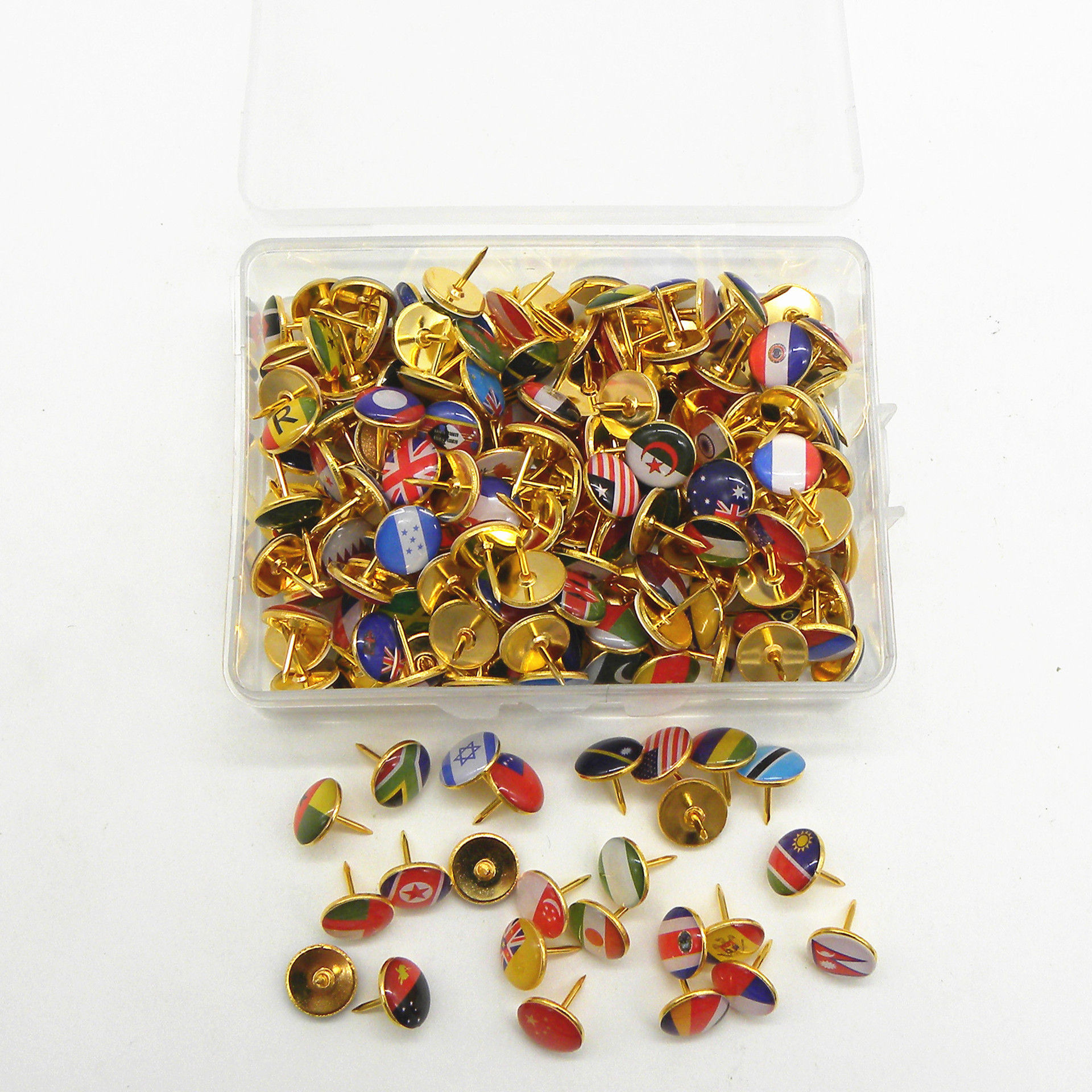 10*10mm Round Head Tacks Novelty Decorative Country Push Pins for Home Office School Supplies