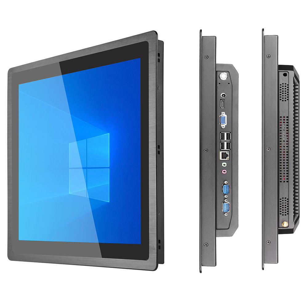 15 Inch Window Linux OS Ip66 Capacitive Touch Screen Embedded Fanless Industrial All in One Computers Panel Pc