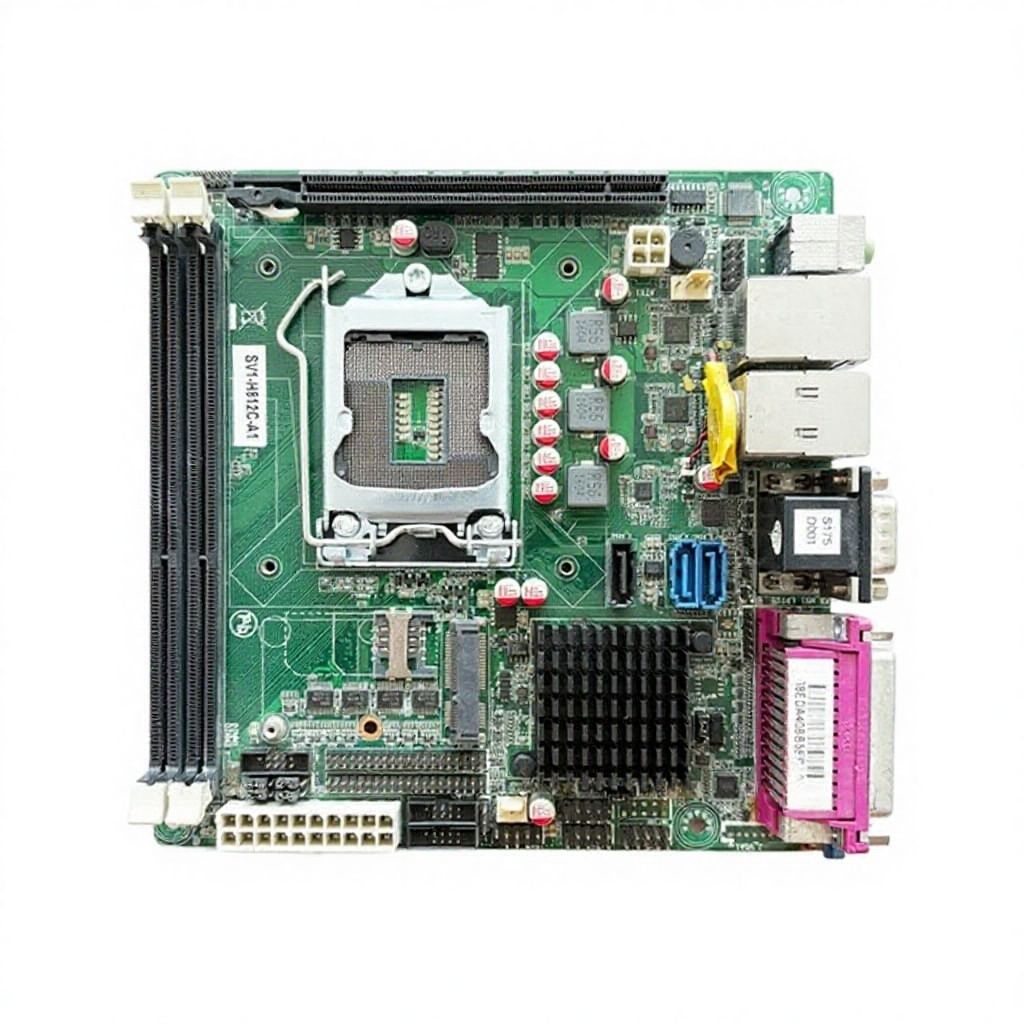 SEAVO SV1-H812C-A1/GD/B Embedded Computer Intel Core I3/i5/i7 (LGA1150) 12xCOM 2xLAN 1xPCI-E 16X 1xMini-PCIe Mini-ITX