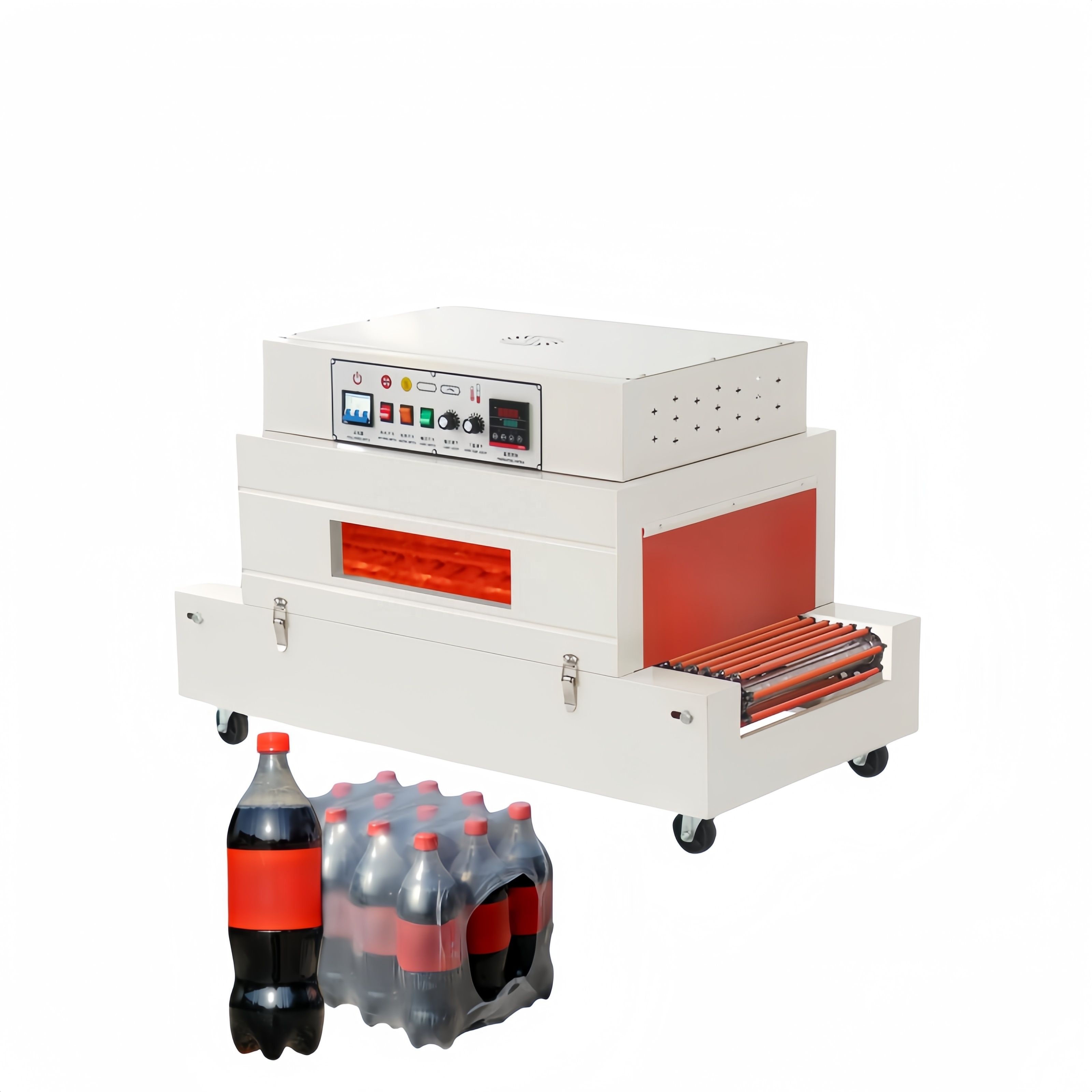 Fully Automatic PVC/POF/PE Heat Tunnel Shrink Wrap Machine Shrink Wrapping Machine for Water Bottles