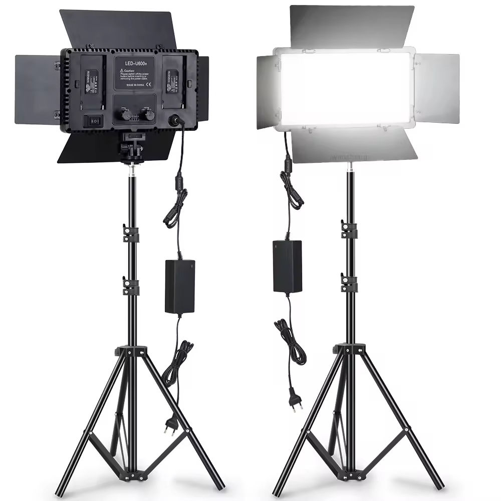 LED-800 LED Video Light Professional Photography Light Dimmable 3200-5600K for Studio Live Stream Live Photography LED Light
