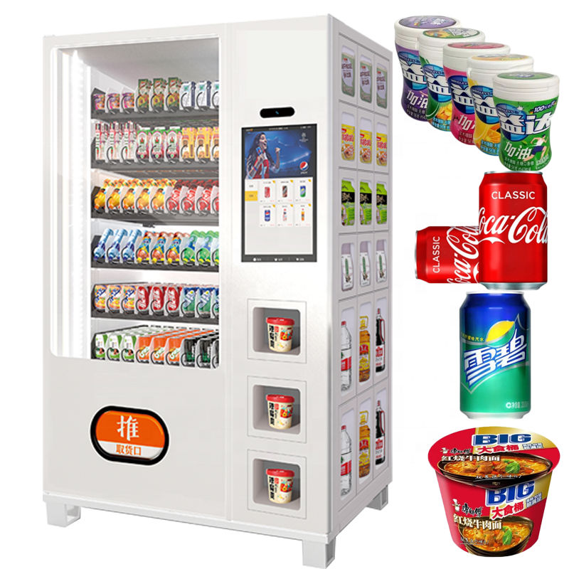 Fully Automatic Beverage Food Vending Machine for Snacks and Drinks