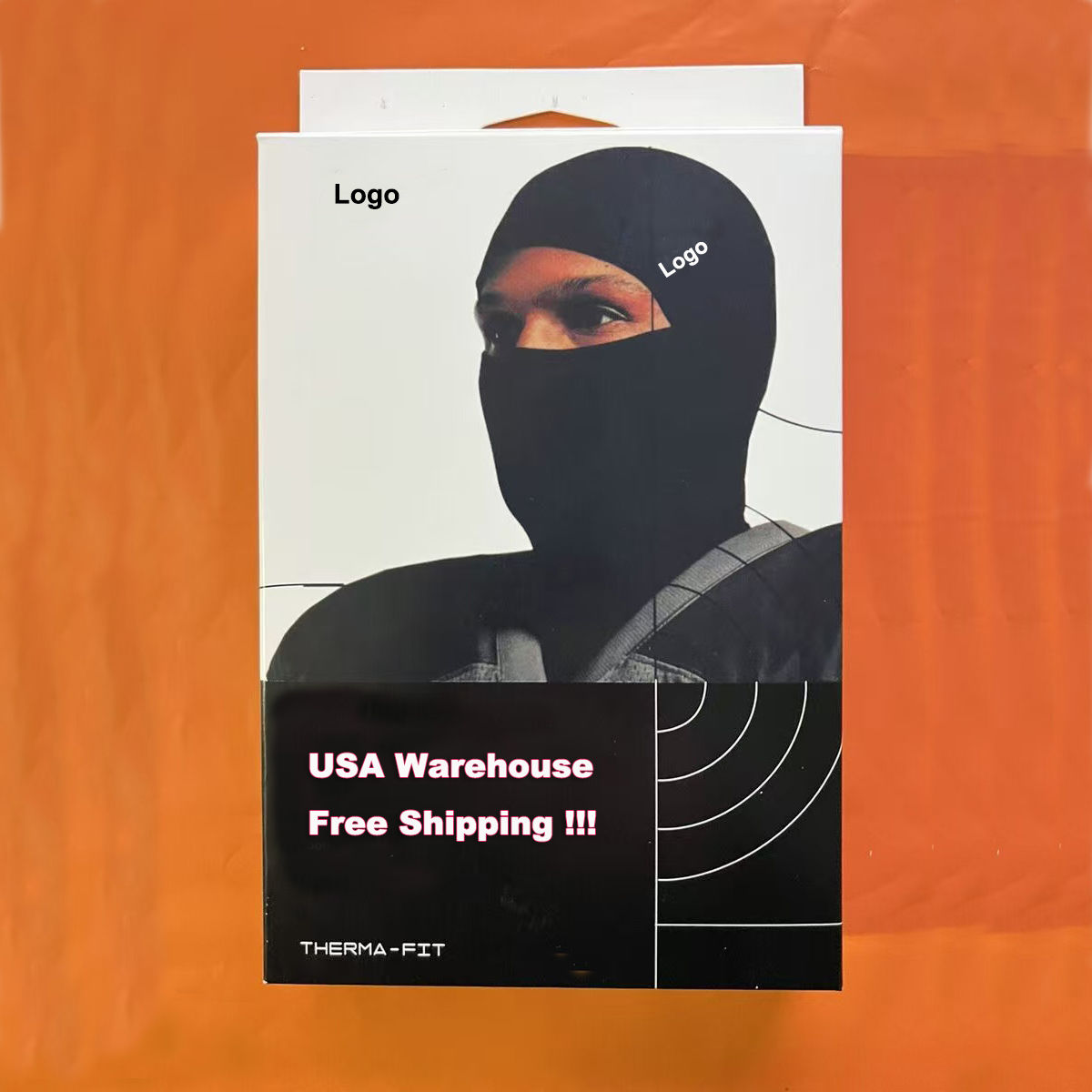 2025 Designer Pro Hyper Warm Football Balaclava Breathable Full Face Ski Mask with Logo Box Quality Balaclavas Ship From USA