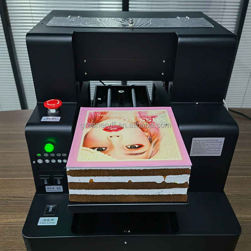 A3 A4 3D Food Printer Direct Print Pictures to Decoration Birthday Cake Topper Mobile App Edible Printer Cake Printing Machine