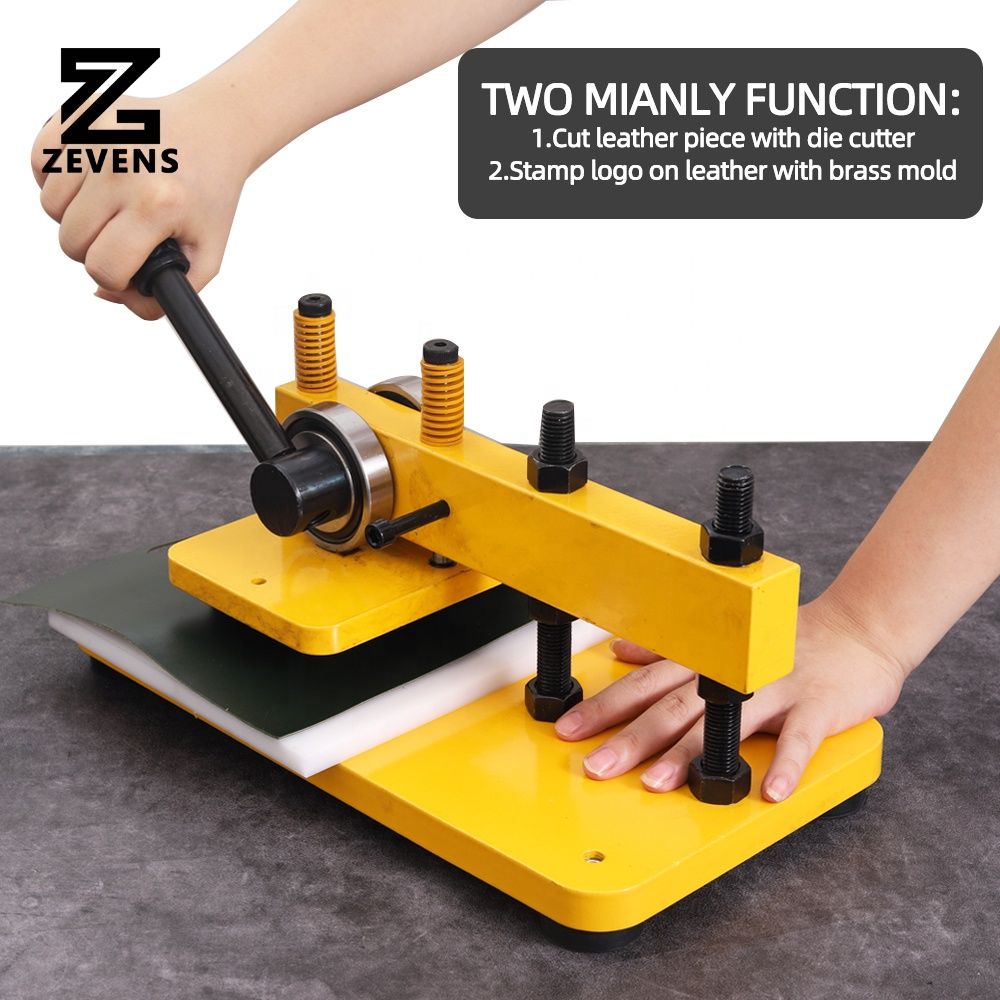 Handmade Leather Craft Tool Leather Press Tools Punch Press Stamping Machine Leather Knife Mold Brass Mold Machine