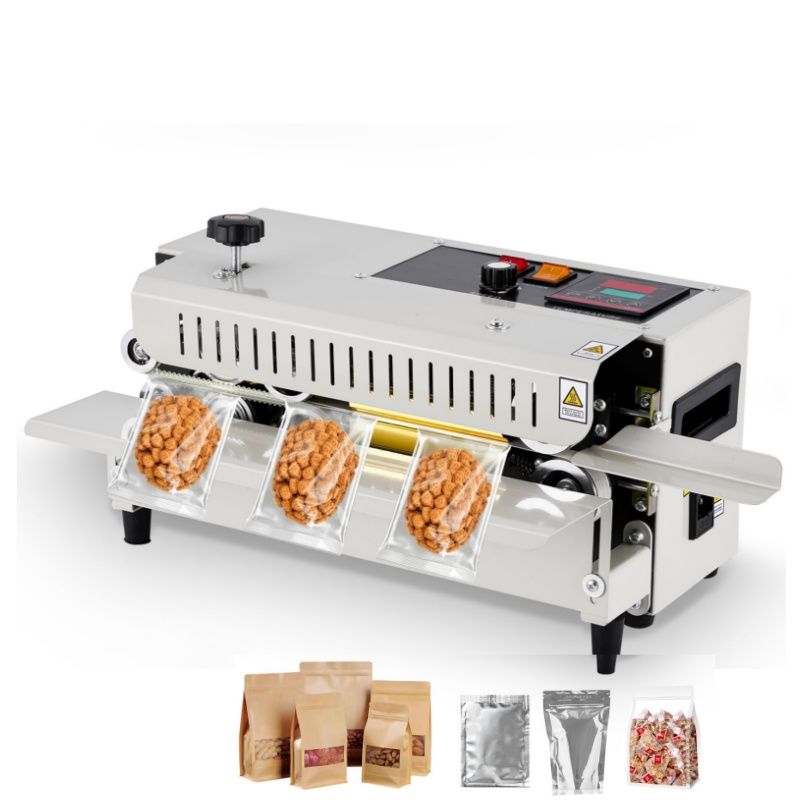 ZEQUAN Continuous Band Horizontal Impulse Sealer Machine Automatic Plastic Bag Packaging Sealing Machine for Bag Sealer Machine