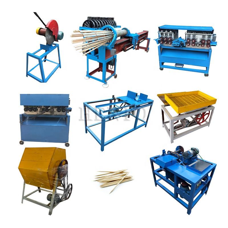Bamboo Toothpick Making Machine / Toothpick Making Machines Stick Processing Machine / Toothpick Production Line Industrielle