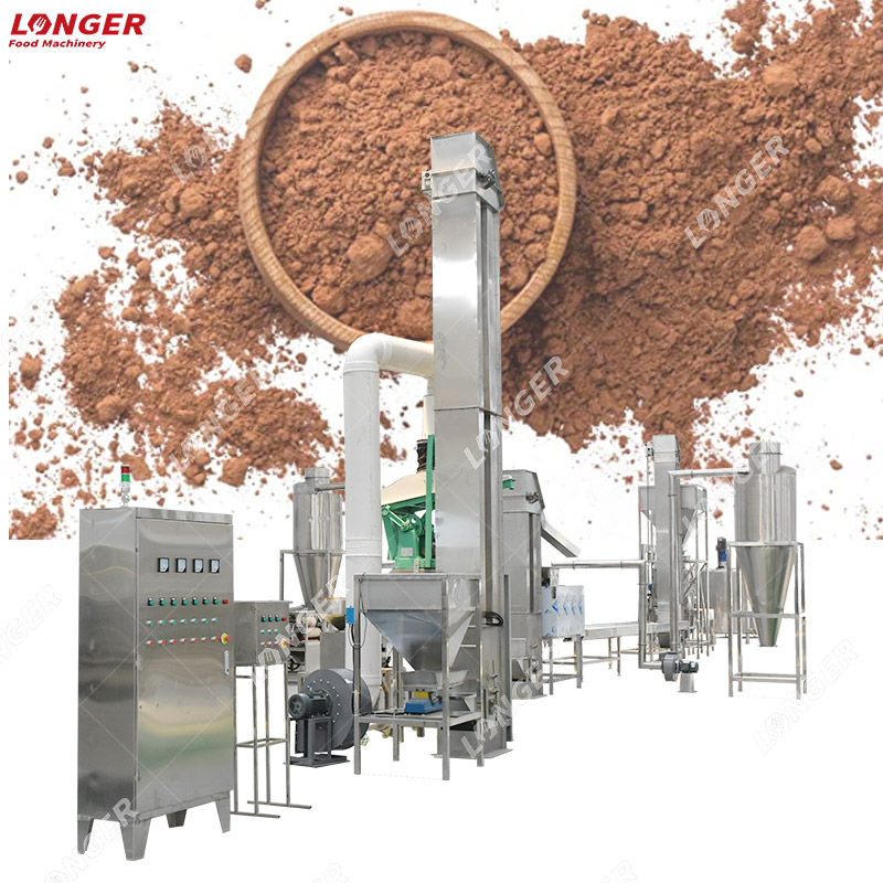 Professional Cacao Powder Processing Machine Cocoa Powder Making Machine
