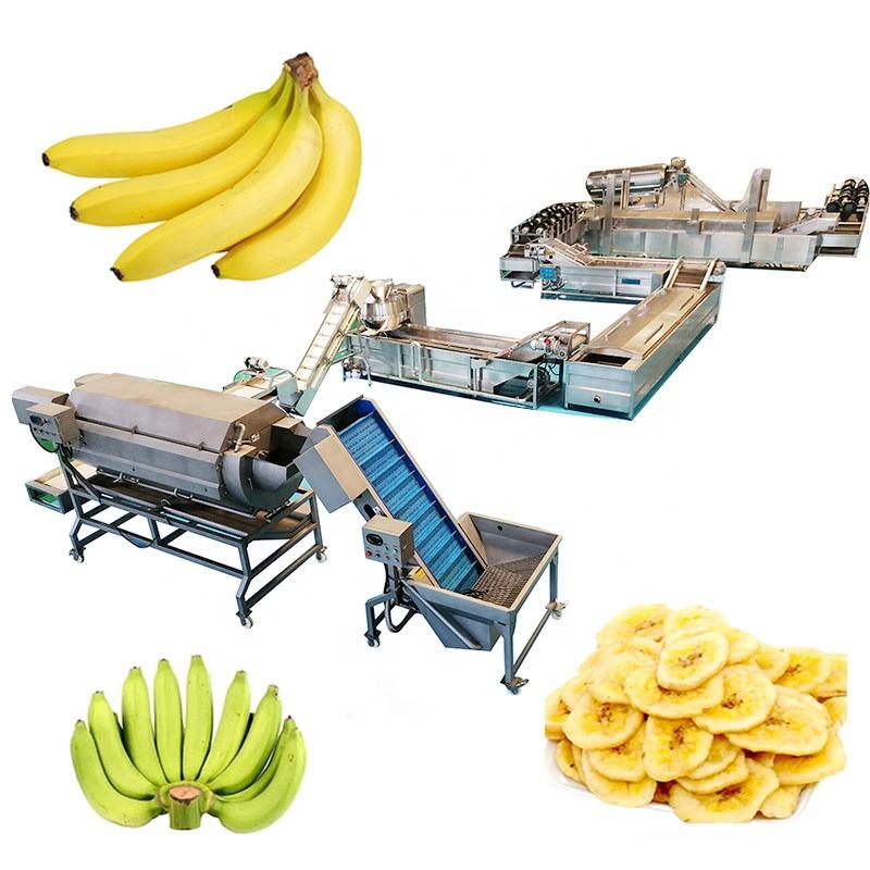 DY Hot Sales Plantain Chips Making Machine Factory Price 100/150/260/300 Kg/h Banana Chips Making Machines