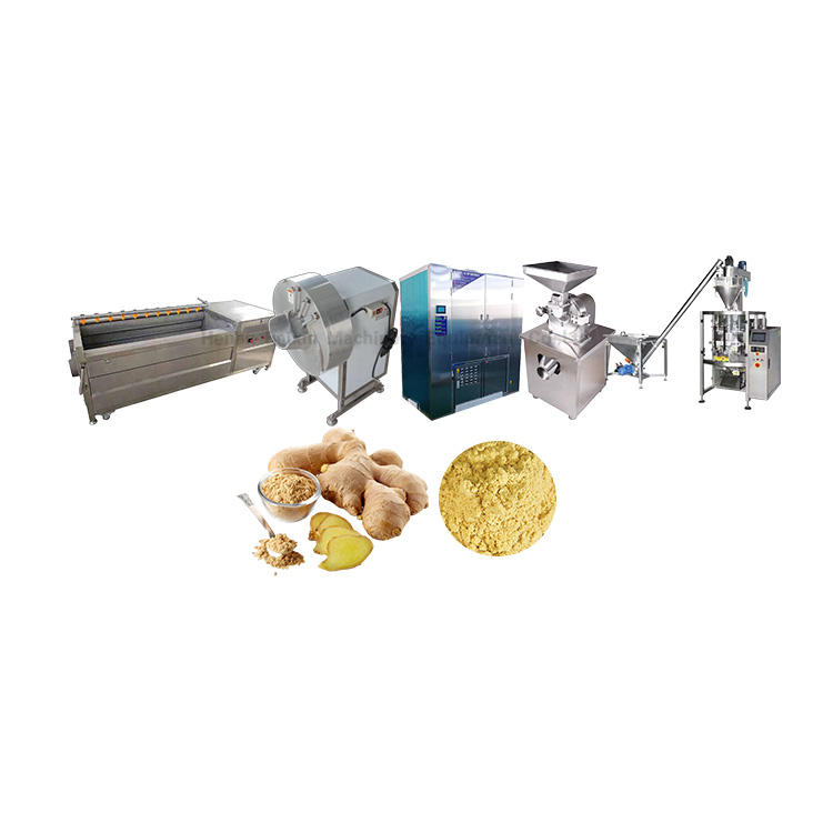 Ginger Processing Line Ginger Turmeric Powder Making Machine Flour Processing Production Line