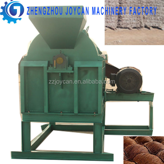 Commercial Coconut Palm Husk Fiber Seperate and Open Machine Coconut Shell Coir Fiber Processing Machine