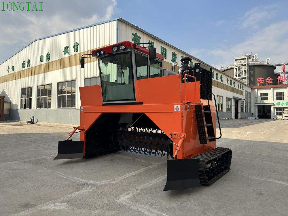 New Condition Organic Fertilizer Equipment Compost Turner Machine for Home Use Manufacturing Plant Featuring Motor for Mixing