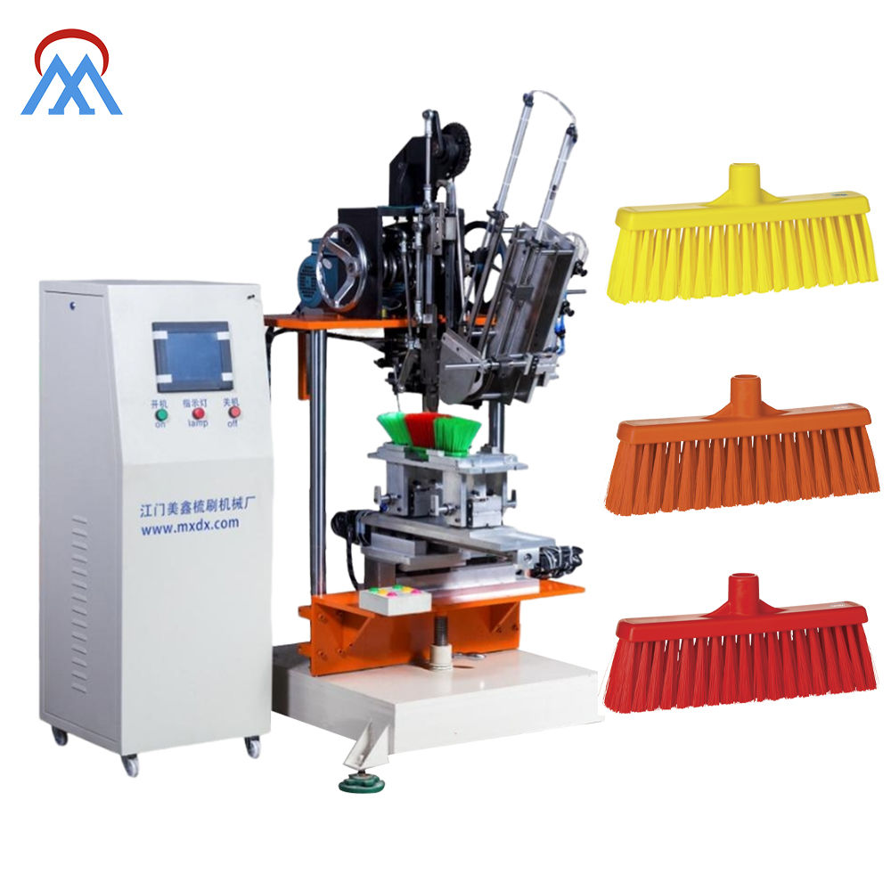 Meixin Automatic 2 Axis Tufting Machine Household Clearing Upright Broom Scrubbing Plastic Cleaning Brush Making Machine