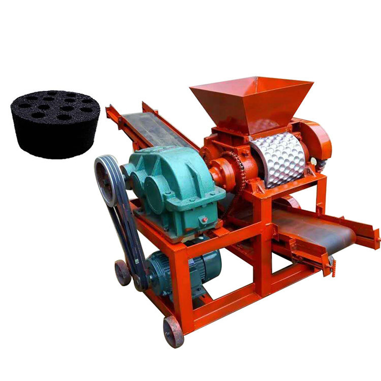 Powerful Coal Ball Pressing Charcoal Briquette Machine SawDust Briquette Making Machine Mineral Powder Briquetting Machine