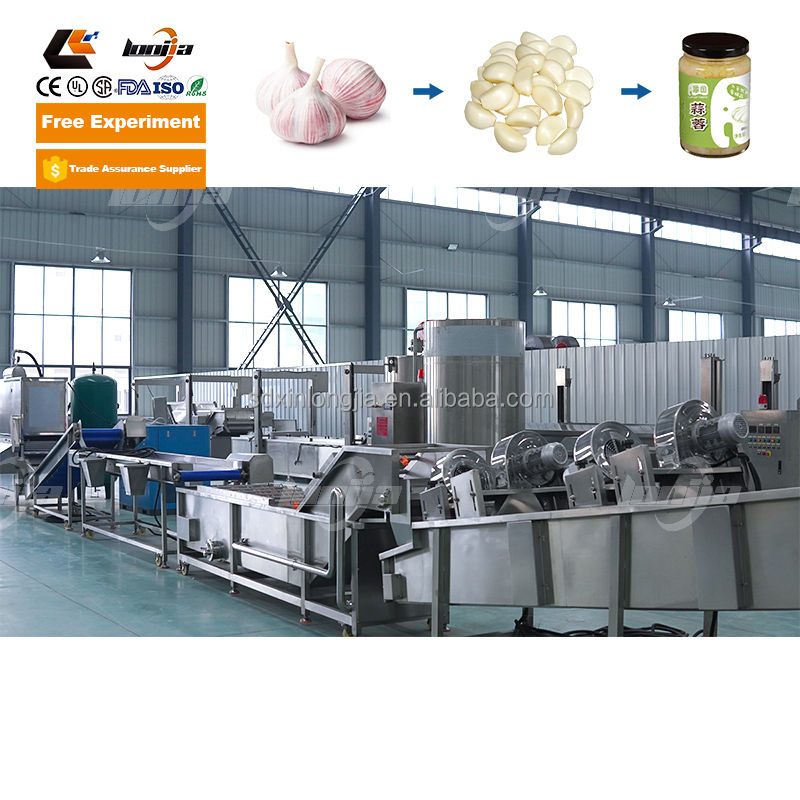 XINLONGJIA Automatic Complete Ginger and Garlic Production Machine Garlic Powder Processing Line