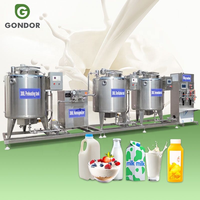 Milk Powder Yoghurt Yogurt Uht Industrial Dairy Make Process Machine Small Scale Plant Production Line
