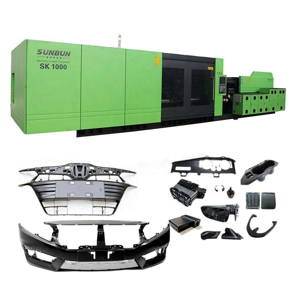 10000kN Car Plastic Parts Bumper Automatic Making Horizontal Injection Molding Machine