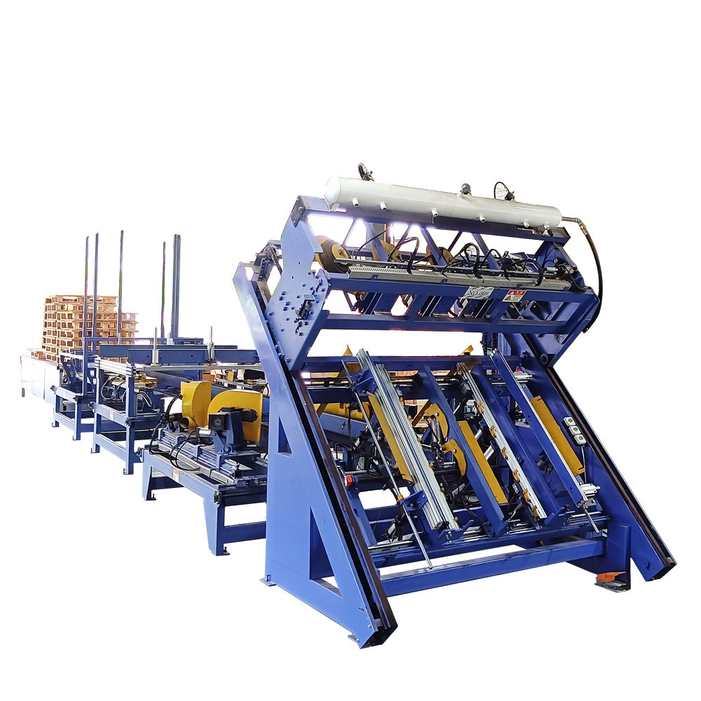 Automatic Pallet Manufacturing Machine Industrial Pallet Nailing Machine Wood Pallet Making Machine for Sale