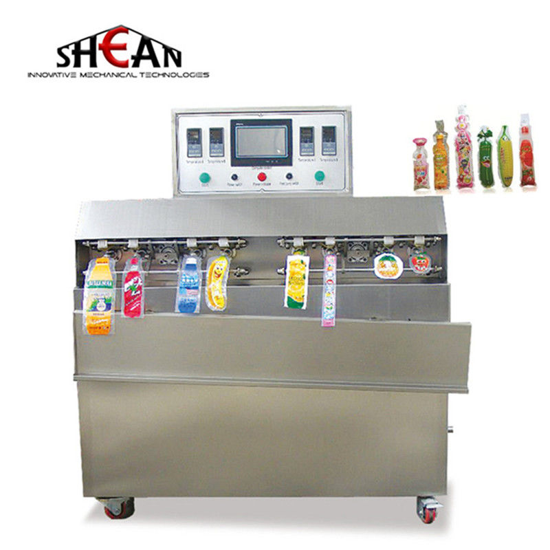 China Manufacturer Semi Automatic Inflatable Bag Sealing Machine for Juice and Yogurt