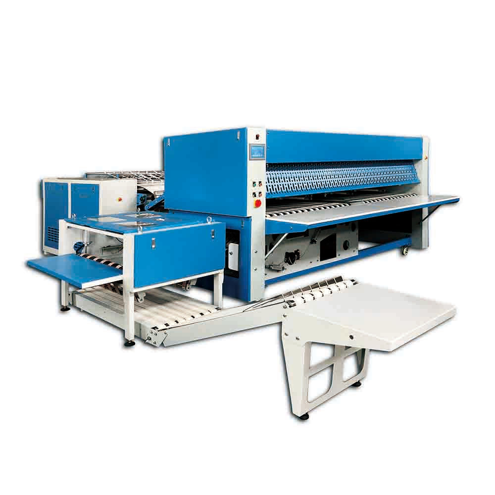 Electric Commercial Laundry Ironing and Folding Machine Automatic New Condition Cloth Material for Hotel Hospital