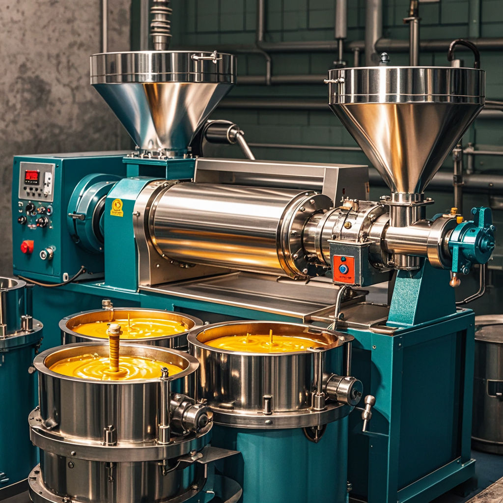 Rice Bran Ground Nut Red Palm Kernel Oil Presser Farm Expeller Pres Make Machine for Manufacturing Plant