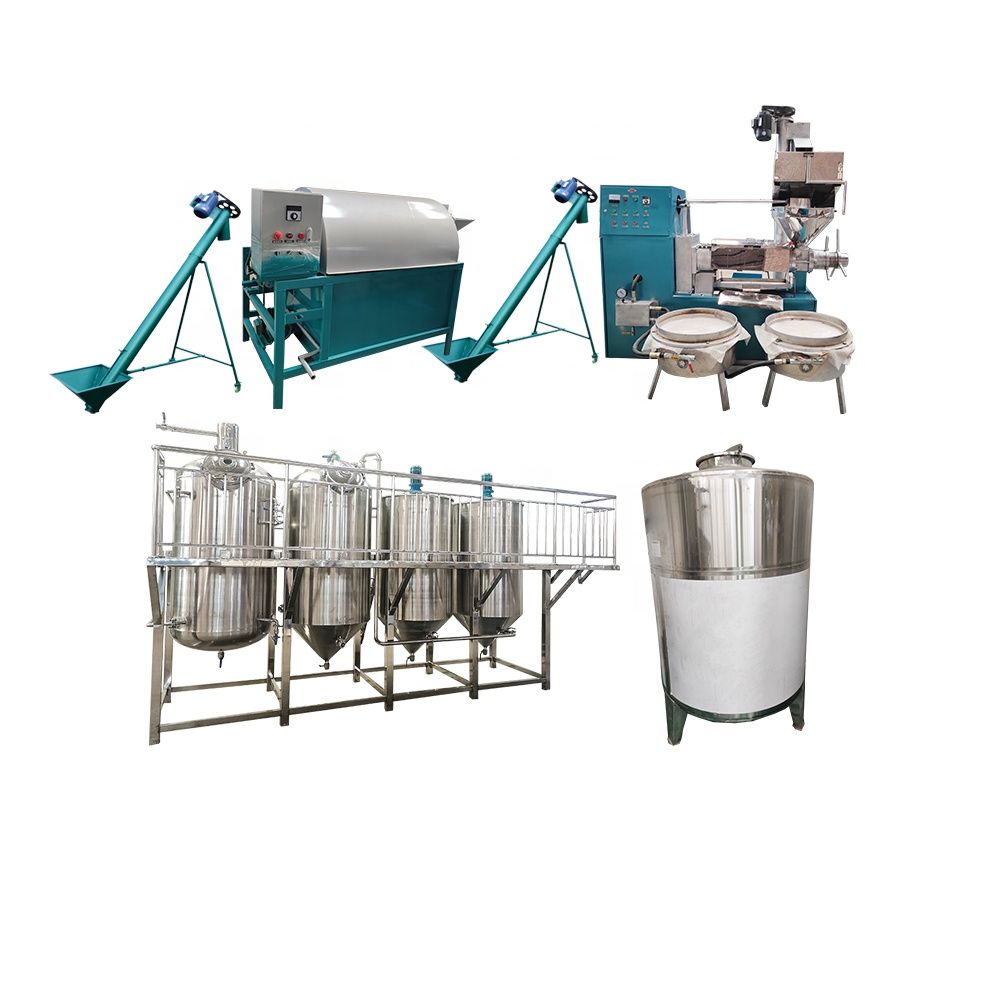 Complete Oil Processing Machine Palm Kernel Oil Production Line Palm Oil Mill