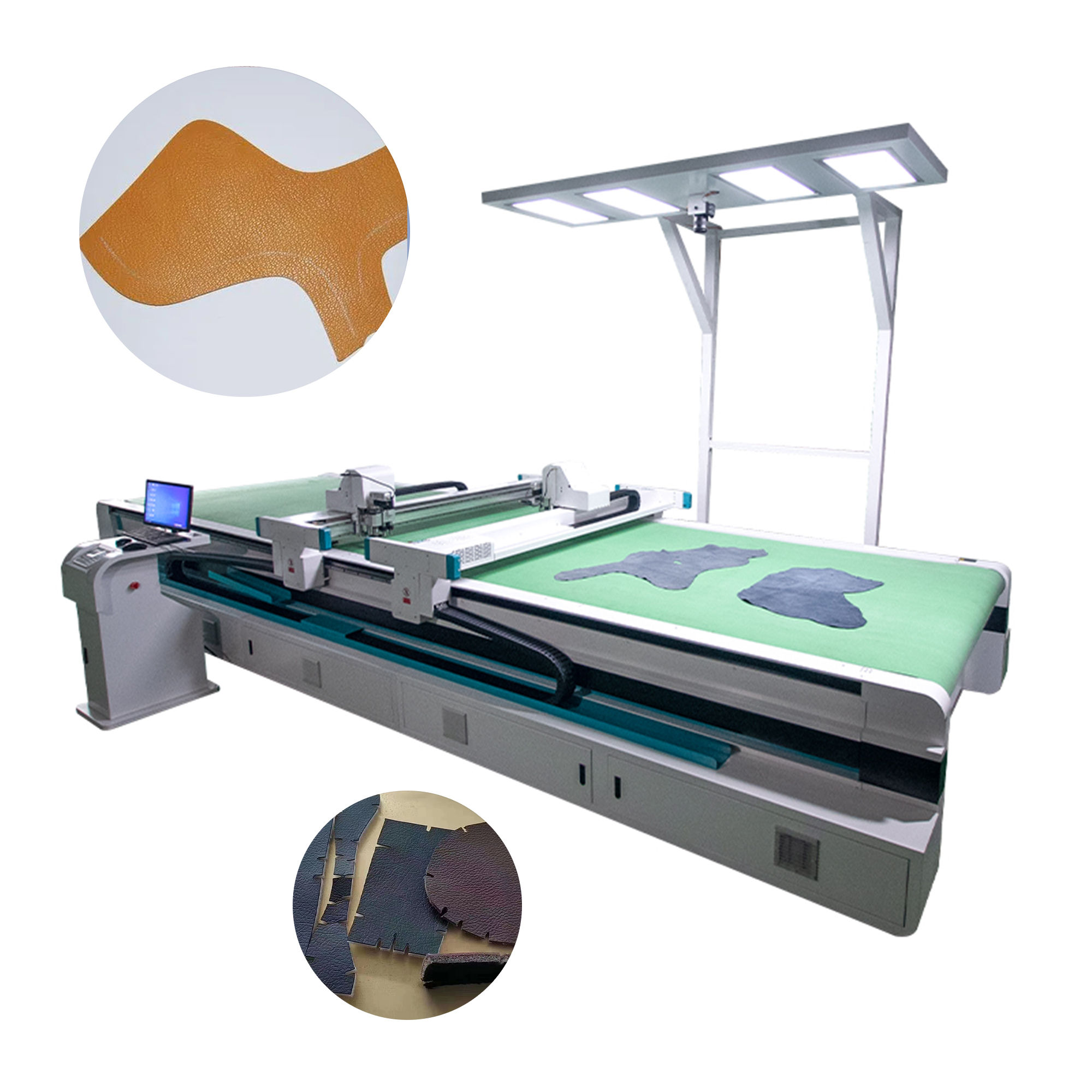 Bangzheng CNC Automatic Leather Cutting Machine Suitable for Luggage, Sofa and Clothing Industry
