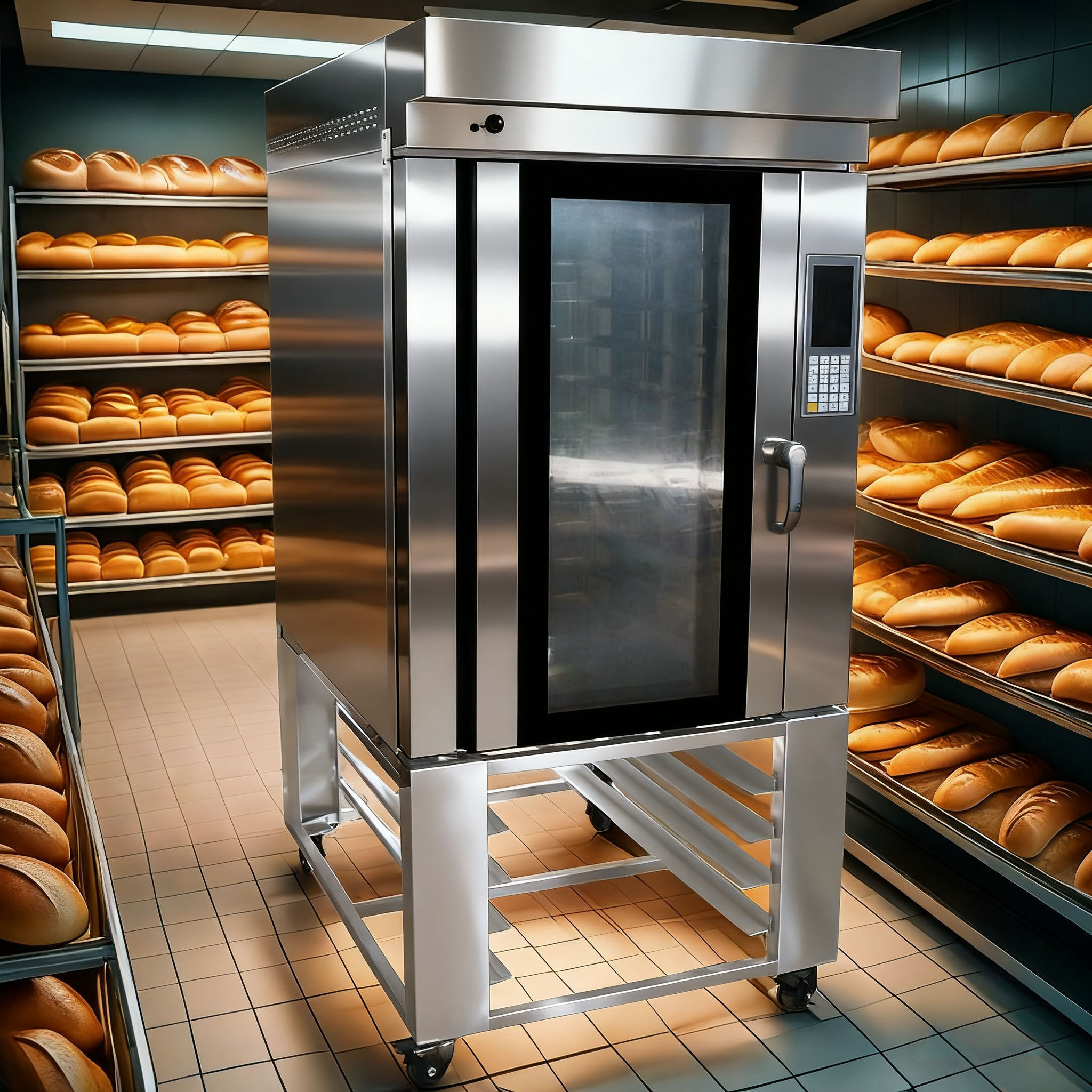 Commercial Oven 5 Trays 8 Trays 10 Hot air Rotary Oven Electric/gas Large Oven Intelligent Spray Converter