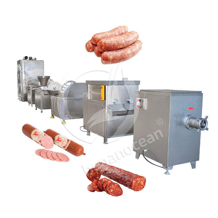 OCEAN Industrial Sausage Make Maker Sausage Production Line Sausage Salami Make Machine Price