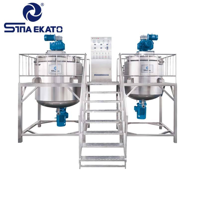 For SINAEKATO Liquid Homogenizer Mixer Vacuum Cosmetic Production Equipment with Pump and Motor 220V Hot Selling Machines