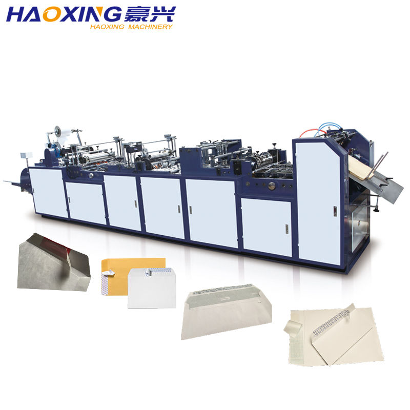 Automatic Multifunction Envelope Making Machine Specialized in Producing Pocket & Wallet Envelopes with Peel and Seal Tape