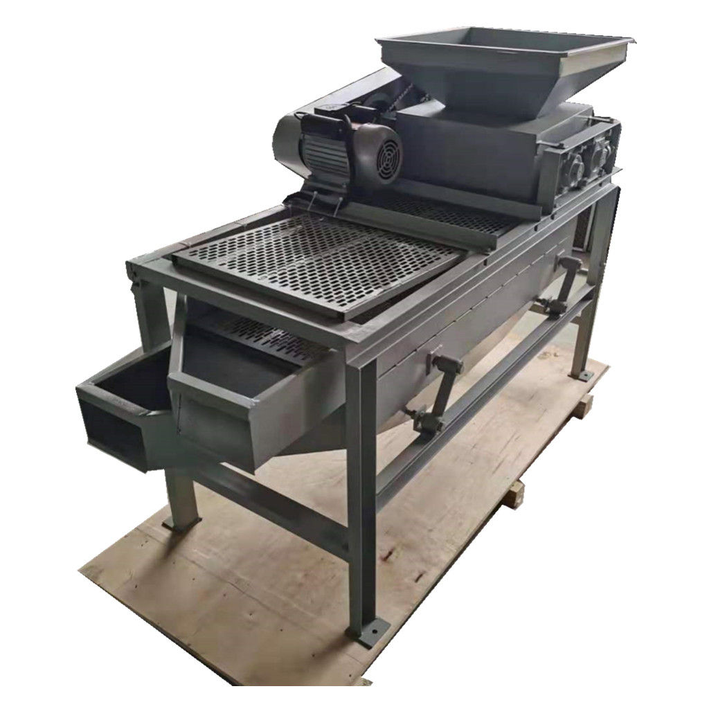 Hard Shell Remove Palm Kernel Cracker Almond Crushing Machine