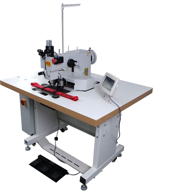 High Quality Heavy Duty Leather Belt Making Machine with Engine and Motor Pattern Sewing and Leashes Machine