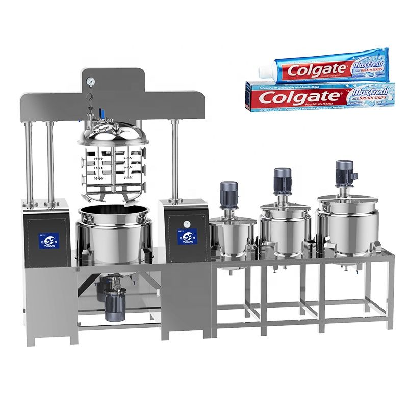 Toothpaste Manufacturing Machine for Making Toothpaste High Speed Dispenser Vacuum Tank Toothpaste Making Machine