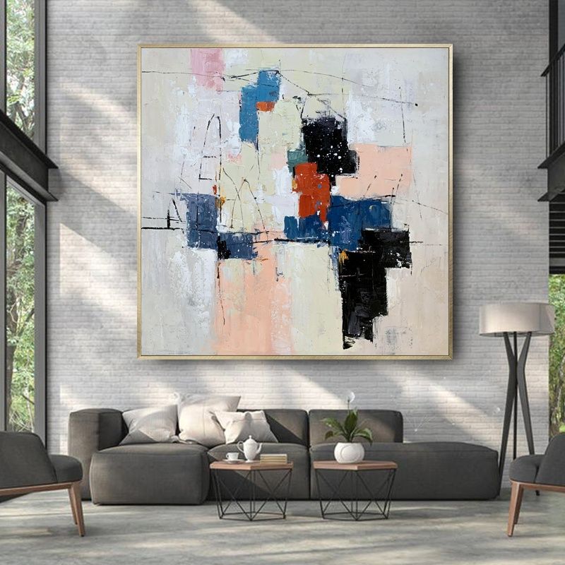 Art Original Nordic Abstract Wall Art Decor Luxury Custom Oil Decorative Picture Painting Framing Art Hotel Office