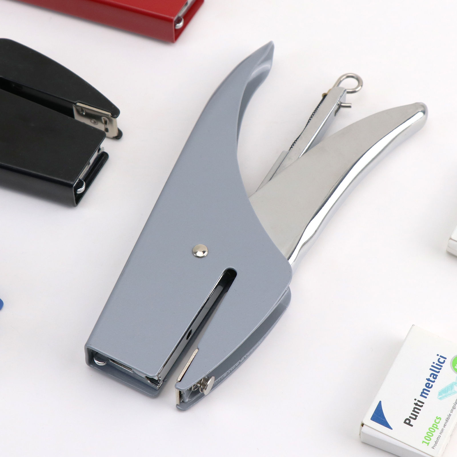 Ningbo Ani Manufacturers Directly Supply Manual Metal Hand Stapler Multi Functional Labor Saving Type Hand Stapler for Office