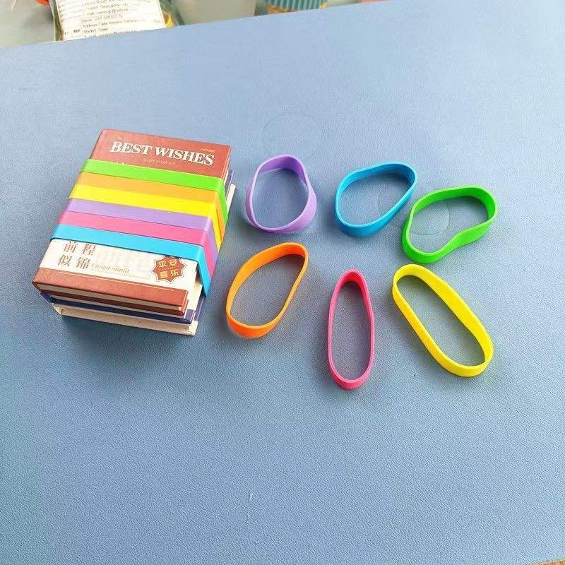 Rubber Band Diameter 50mm Width 10mm High Elastic Office Supplies Elastic Band Eco Friendly