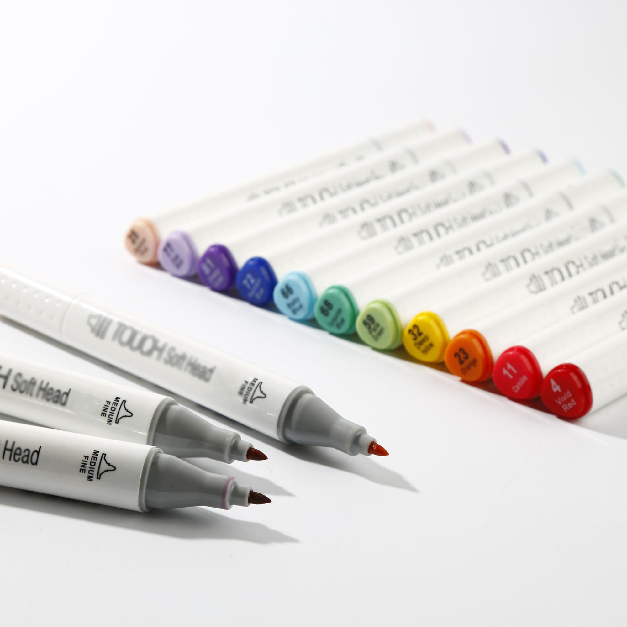 OEM Superior Factory Price 24 Pcs Set Dry White Board Alcohol Color Art Markers MS-888-24 for Office School Supplies