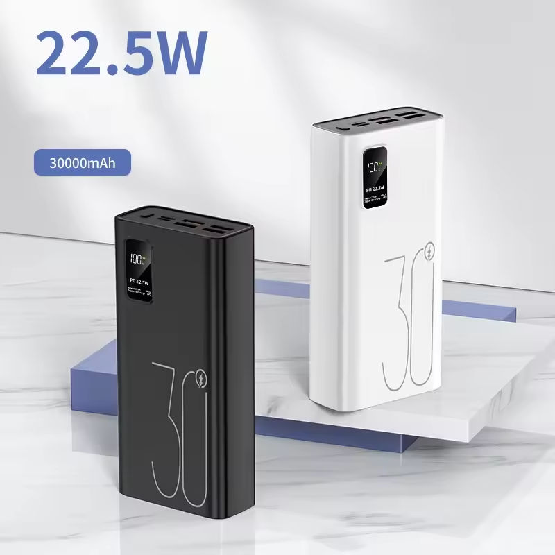 Factory PD 22.5W 30000mAh Power Bank Portable Charger 30000 External Battery PD Fast Charging Pack Powerbank