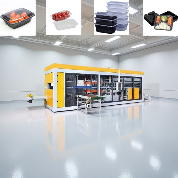 High Cost-Effective Product Plastic Food Container Making Machine Disposable Plate Making Machine Plastic Thermoforming Machine