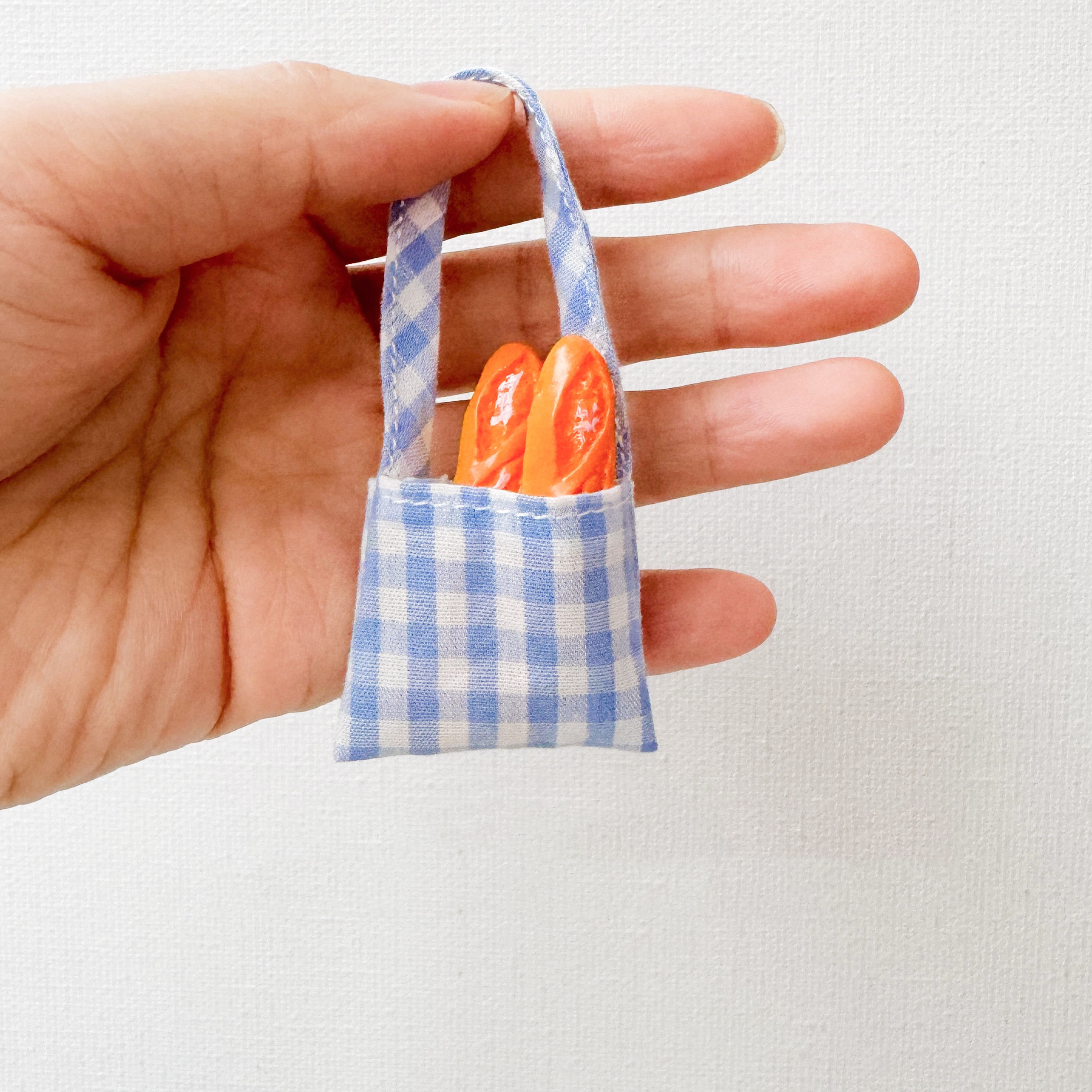 Custom 10cm Miniature Canvas Bag Toy Colorful Small Cotton Bag for Doll House Plush Handbag Tote Bag Accessory