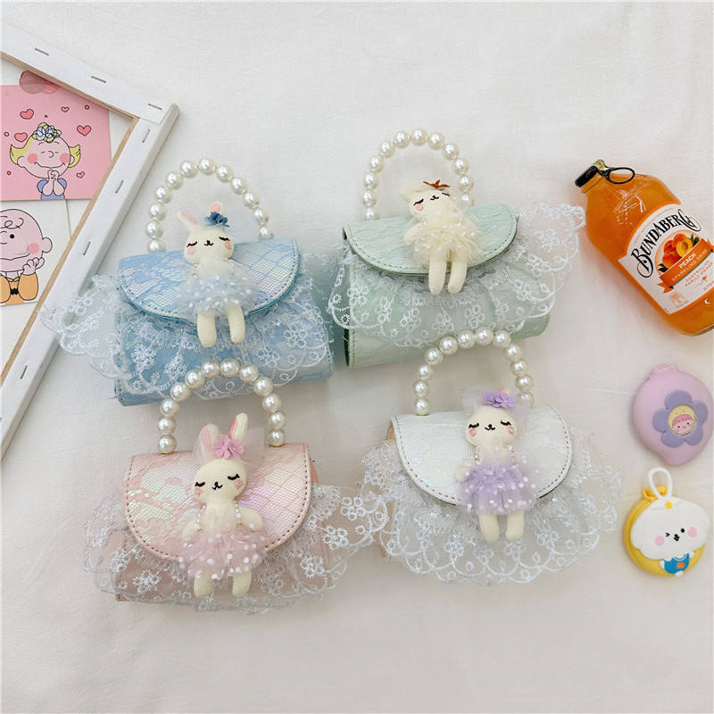 MM Mini Children's Purses and Handbags Nice Pearl Kids Mini Bag Cartoon Girl Kids Mini Purses and Handbags