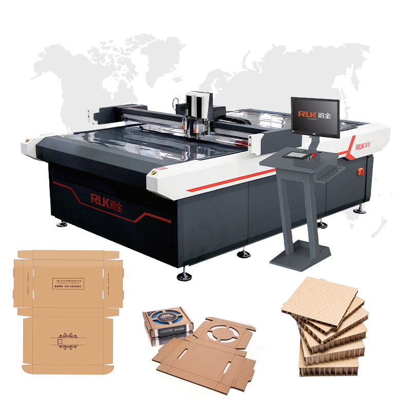 RUK NEW MBC Factory Price Automatic Carton Box Sample Cutting Machine Vibrating Printing Die Cutting Creasing Wooden Case