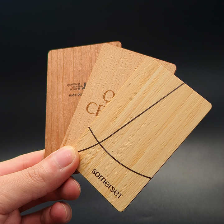 Wooden Business Card Nfc Wood Card