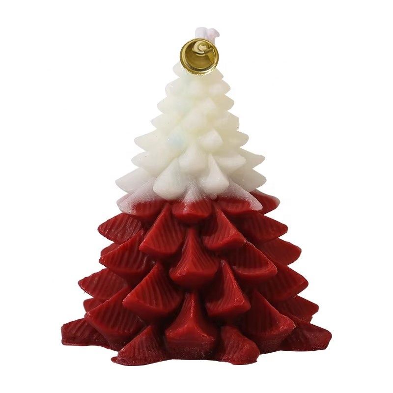 Creative Christmas Tree Shape Candles Decoration Handmade Scented Candle Scented Home Party Dinner Decorations and Gifts