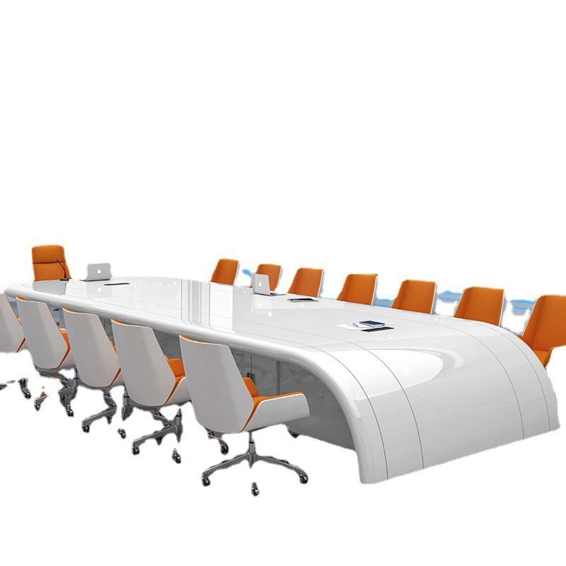 Office Furniture Technology Design Conference Table Council Table and Chair Set Smooth Desktop