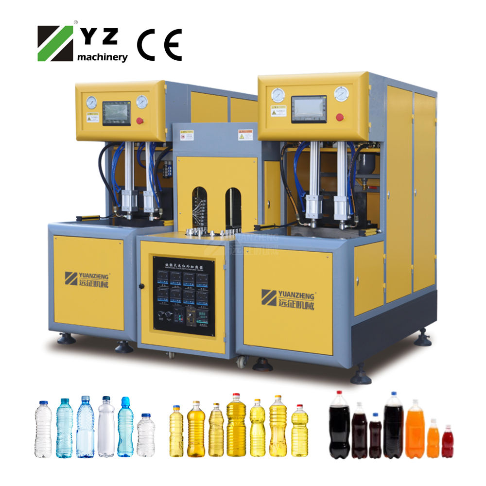Small Semi Automatic Plastic Bottle Making Machine 500ml PET Blowing Machine